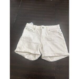 Levi's Women's Mid-Length Denim Shorts White, Size 26